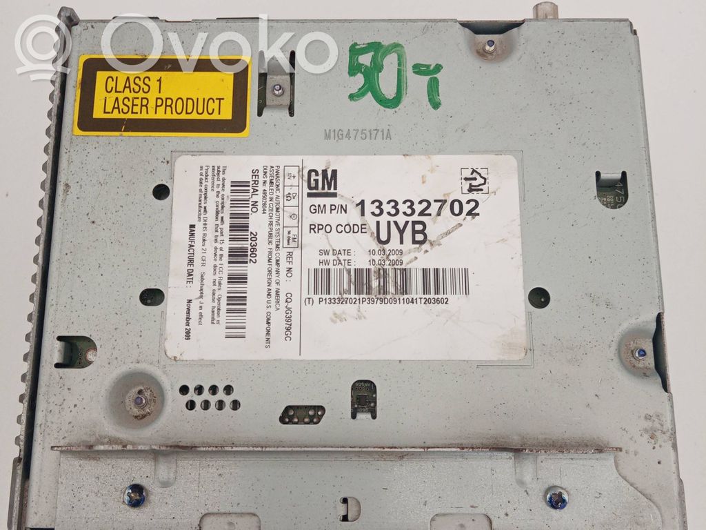 Opel Insignia A Radija/ CD/DVD grotuvas/ navigacija 
