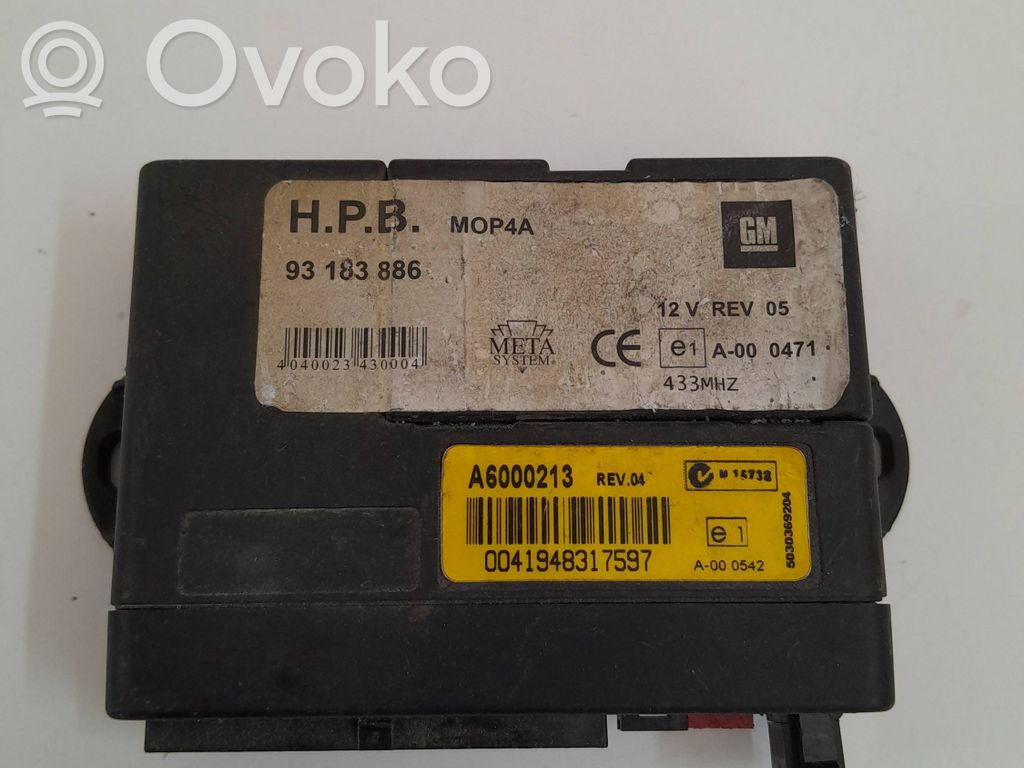 Opel Astra H Other control units/modules 