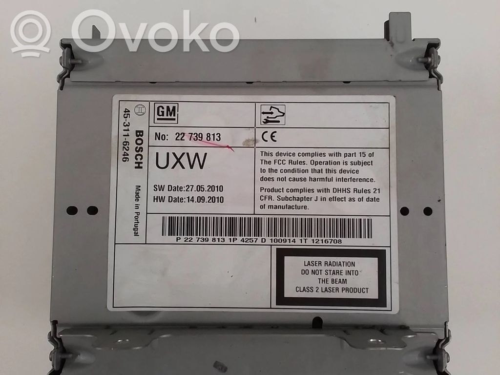 Opel Meriva B Unidad delantera de radio/CD/DVD/GPS 