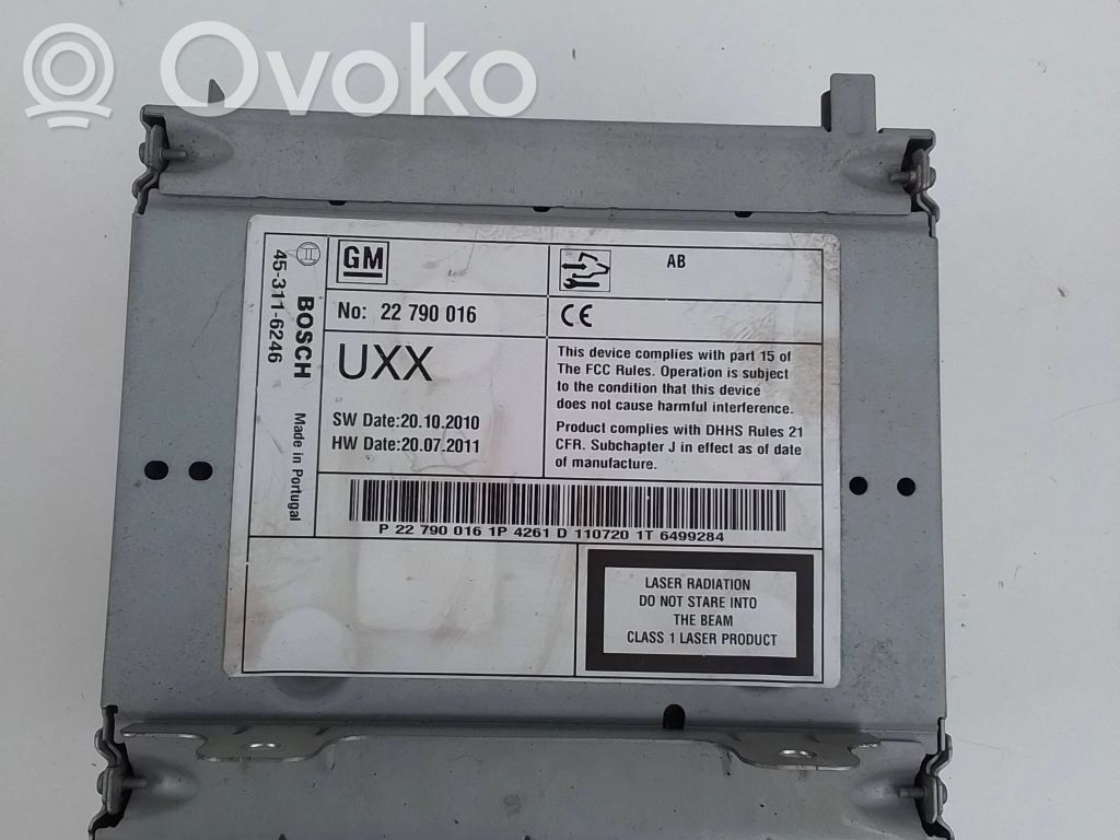 Opel Insignia A Unità principale autoradio/CD/DVD/GPS 