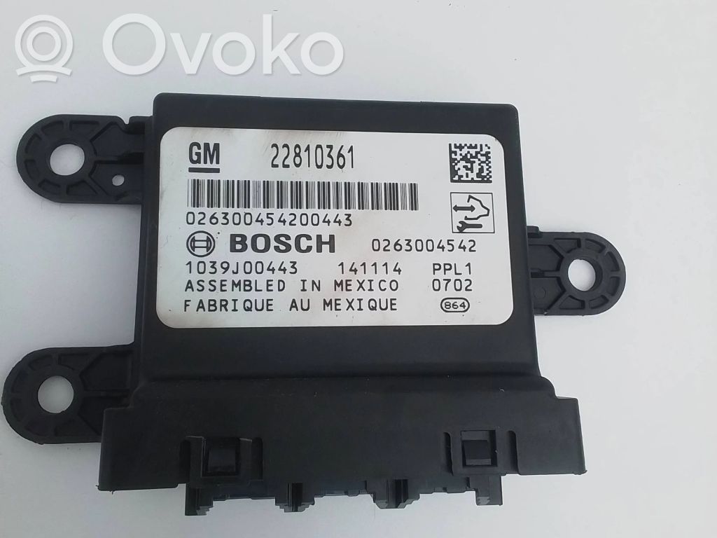 Sterownik / Moduł parkowania PDC   22810361,141114,0263004542,1039J00443