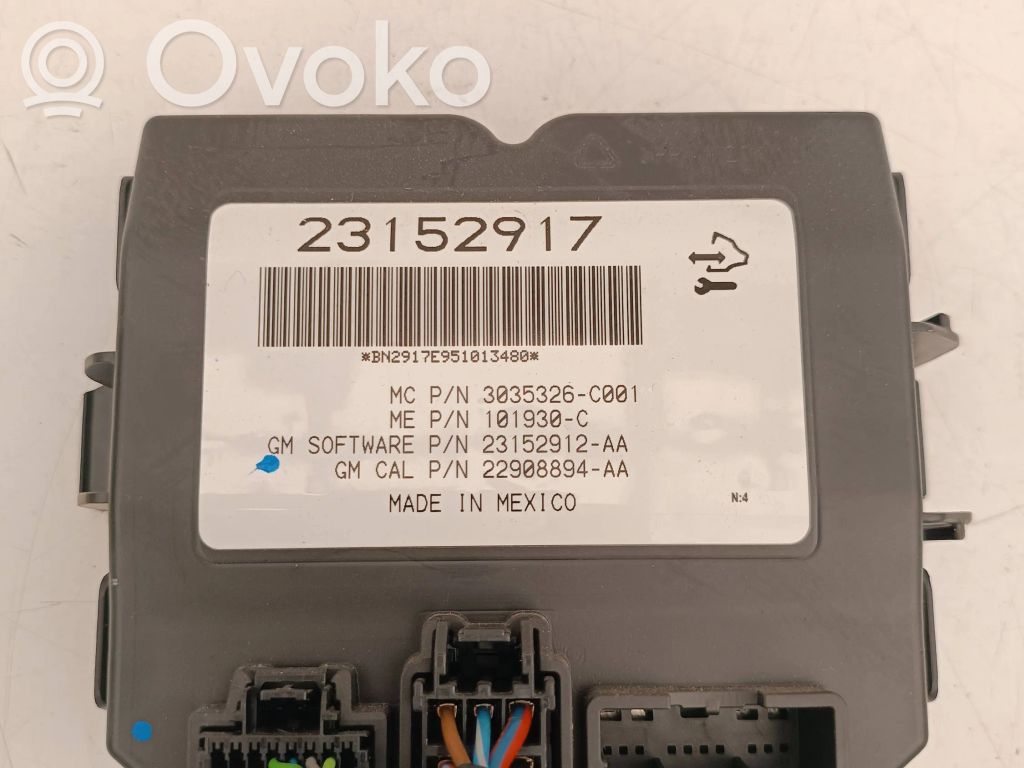 Autres unités de commande / modules   23152917,3035326C001,101930C,22908894AA,23152912