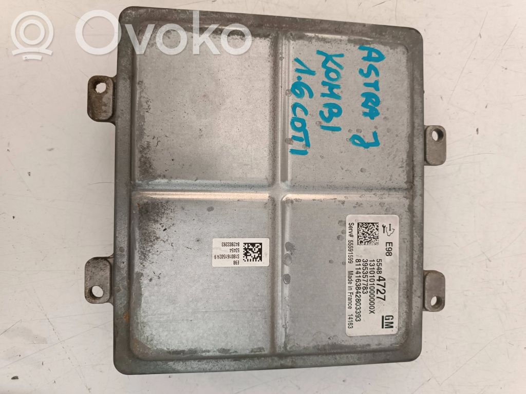 Opel Astra J Engine control unit/module 