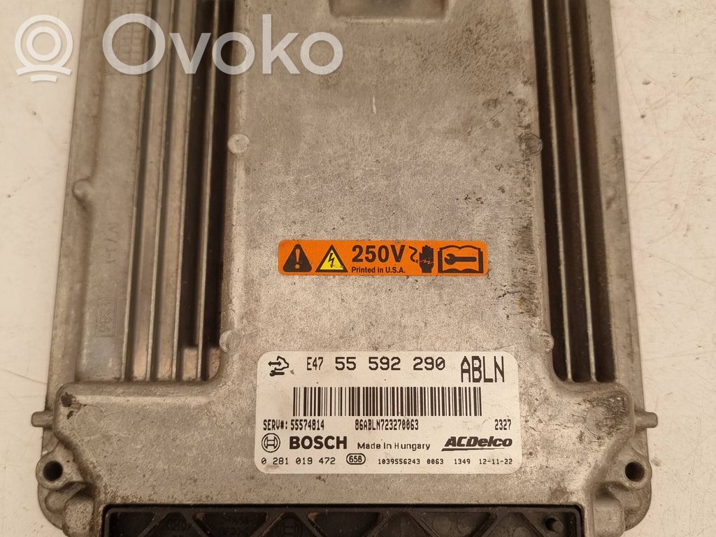Opel Insignia A Engine control unit/module 