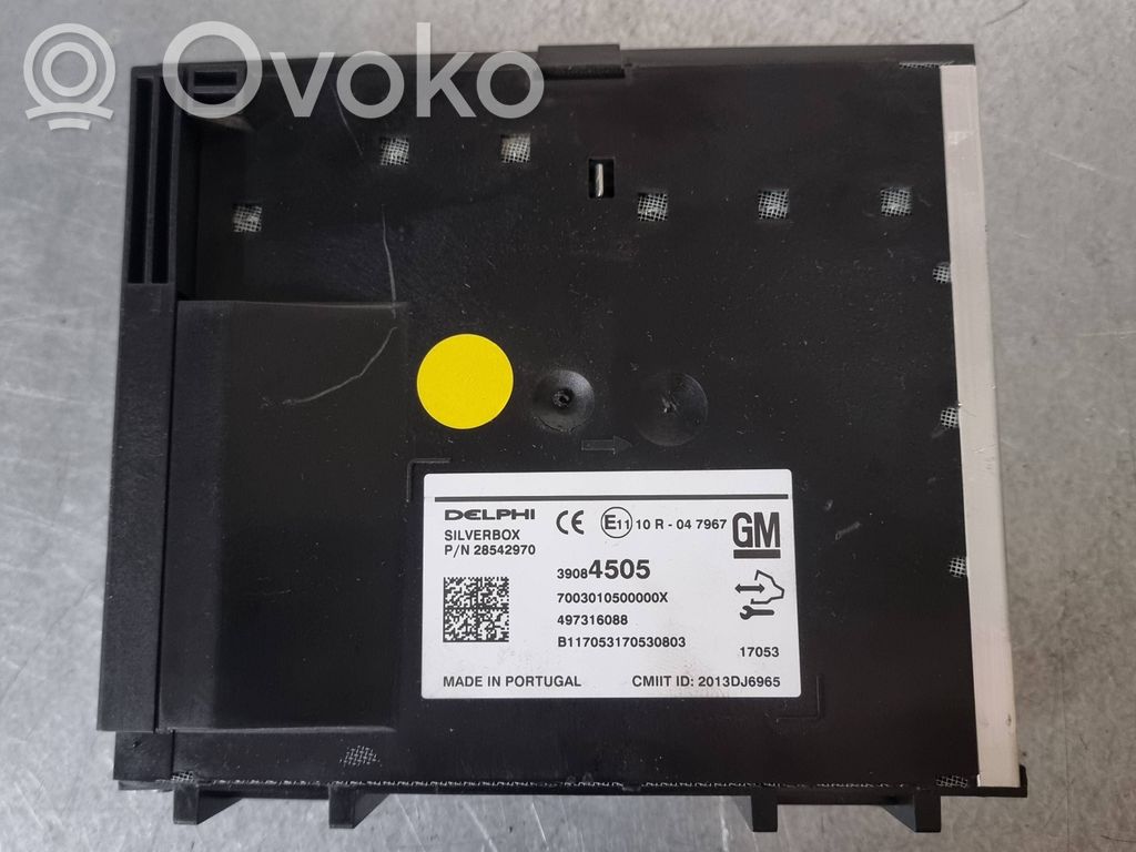 Opel Astra K GPS navigation control unit/module 