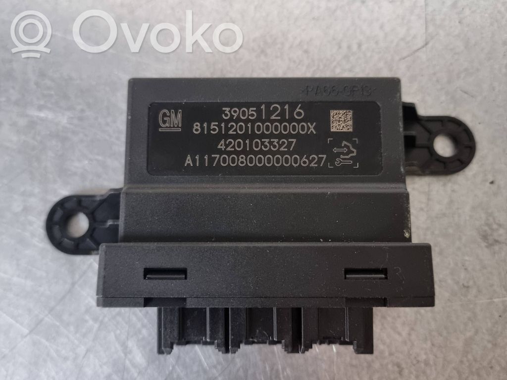 Opel Astra K Parking PDC control unit/module 