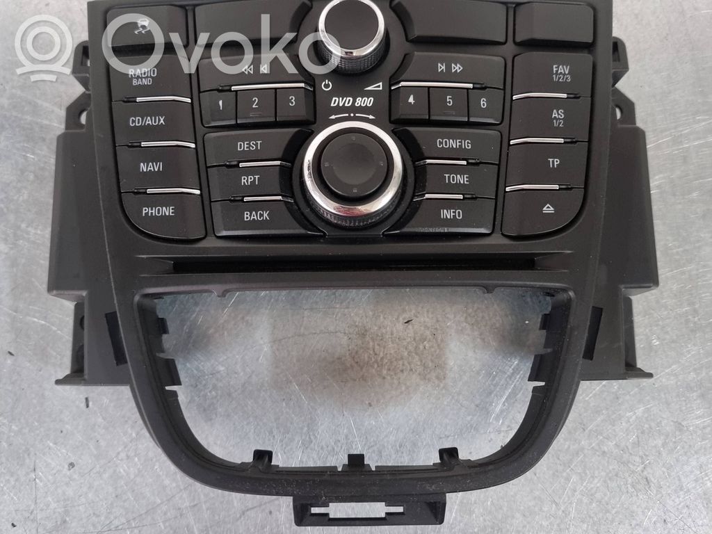 Opel Astra J Climate control unit 