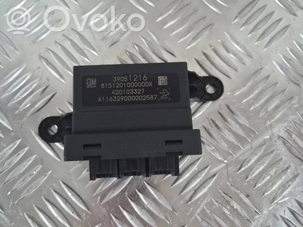 Opel Astra K Parking PDC control unit/module 