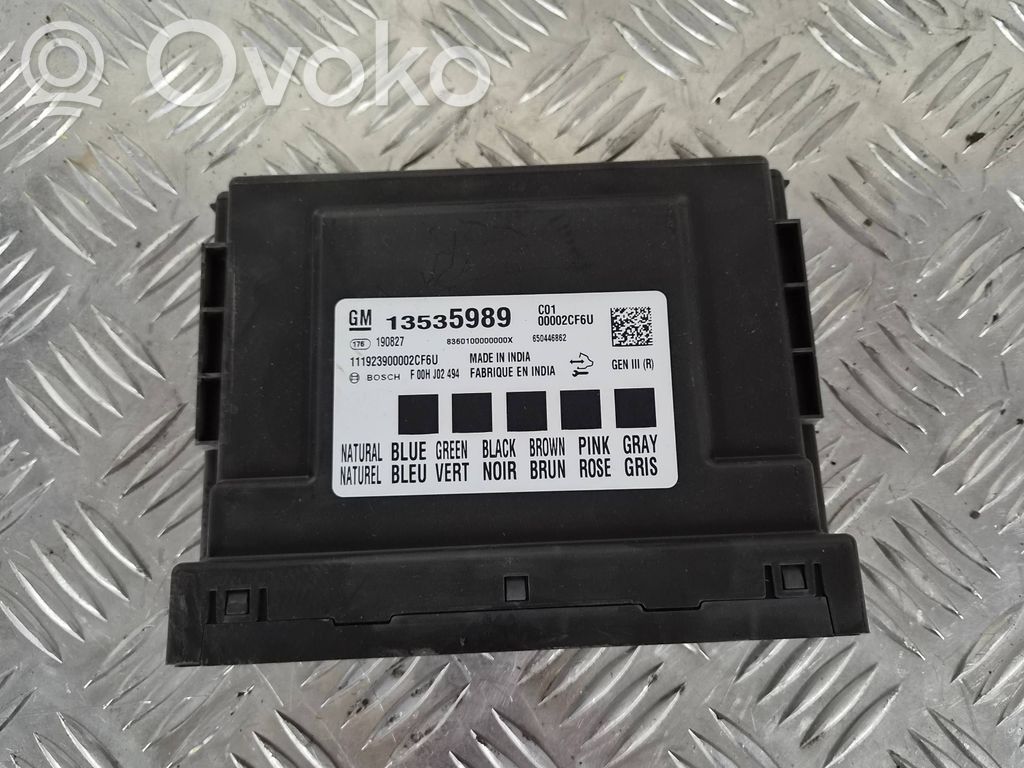 Opel Astra K Comfort/convenience module 