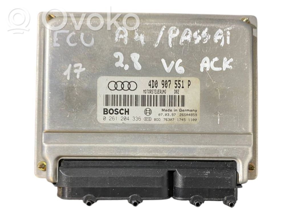 Audi A6 S6 C4 4A Engine control unit/module 