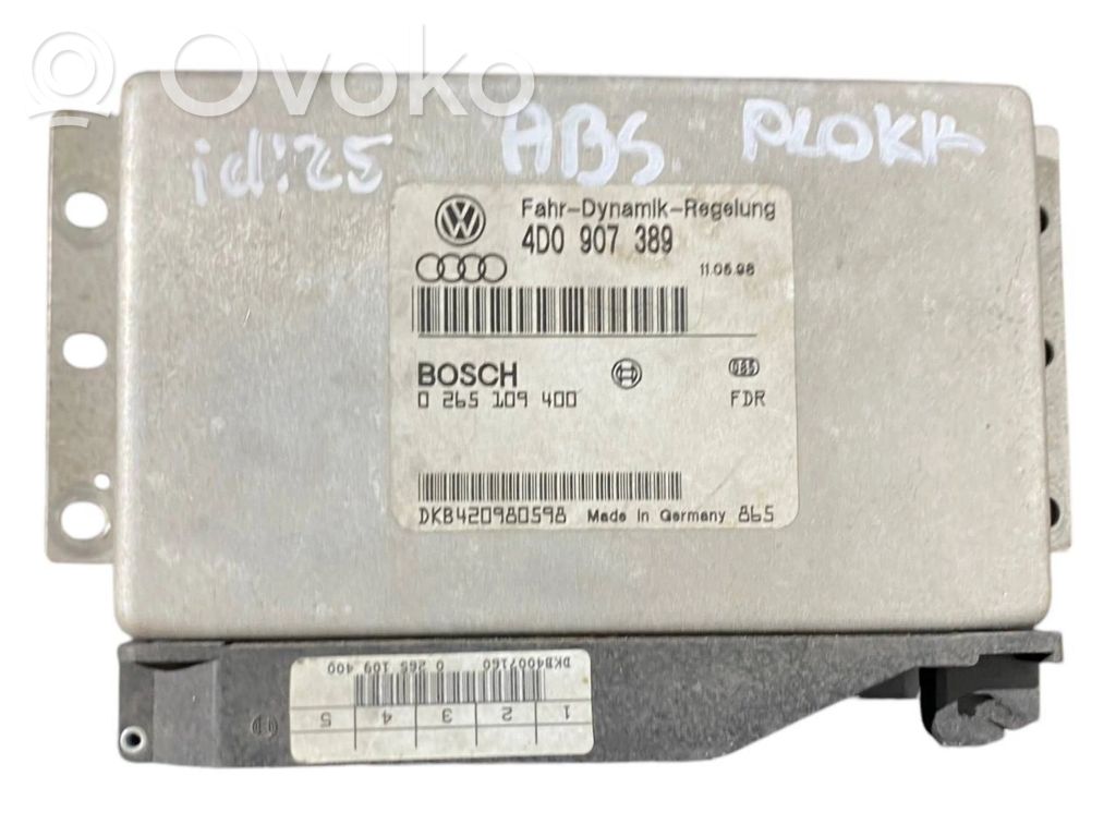 Audi A8 S8 D2 4D ABS control unit/module 