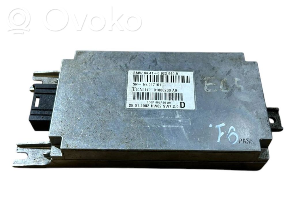 BMW 7 E65 E66 Voice control module 