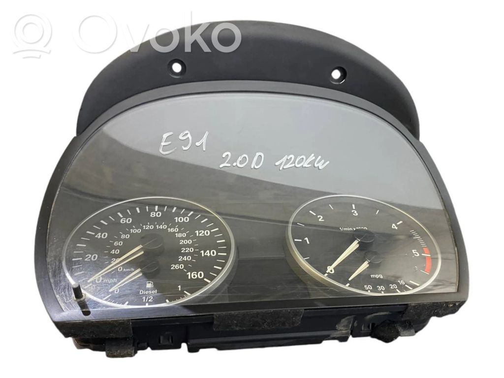 BMW 3 E90 E91 Speedometer (instrument cluster) 