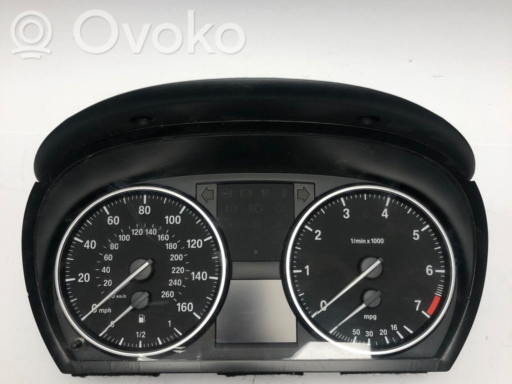 BMW 3 E90 E91 Geschwindigkeitsmesser Cockpit 