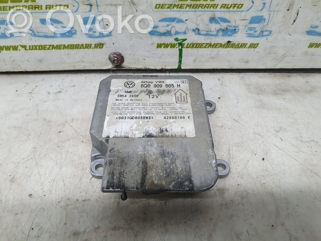 Volkswagen Polo Unitate/modul de comandă airbaguri 