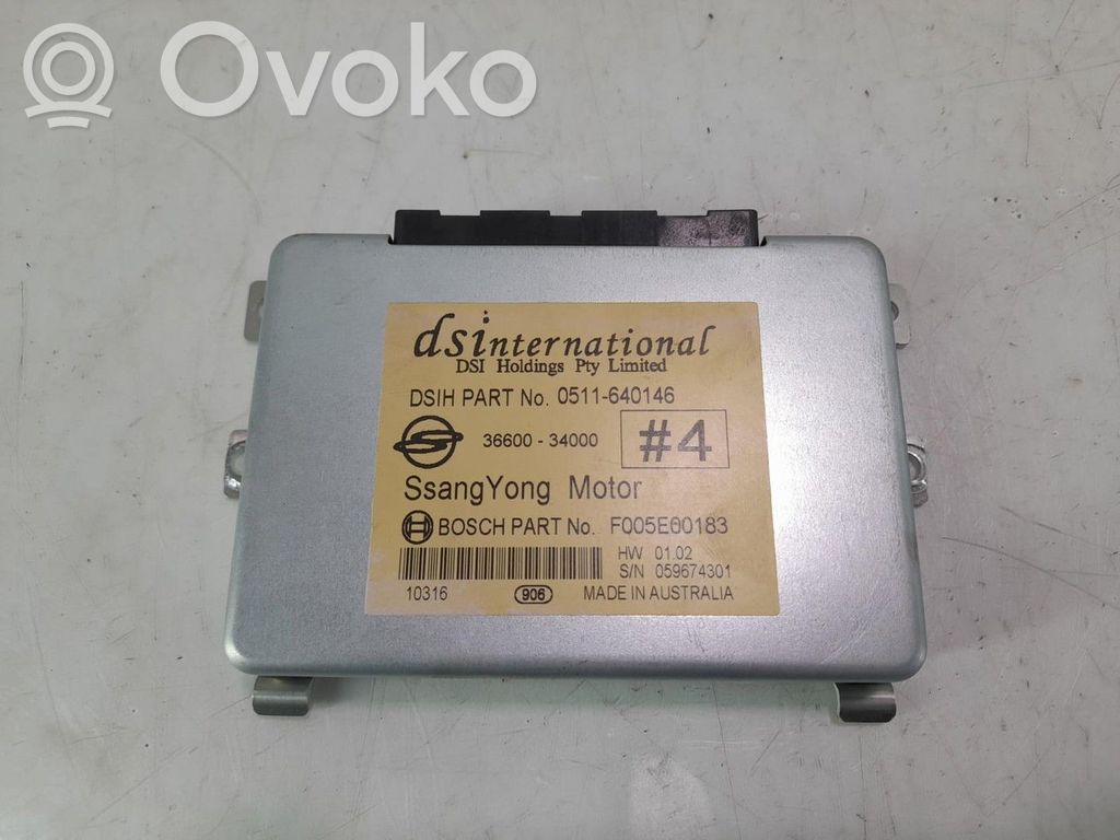 Unité de commande, module ECU de moteur   3660034000