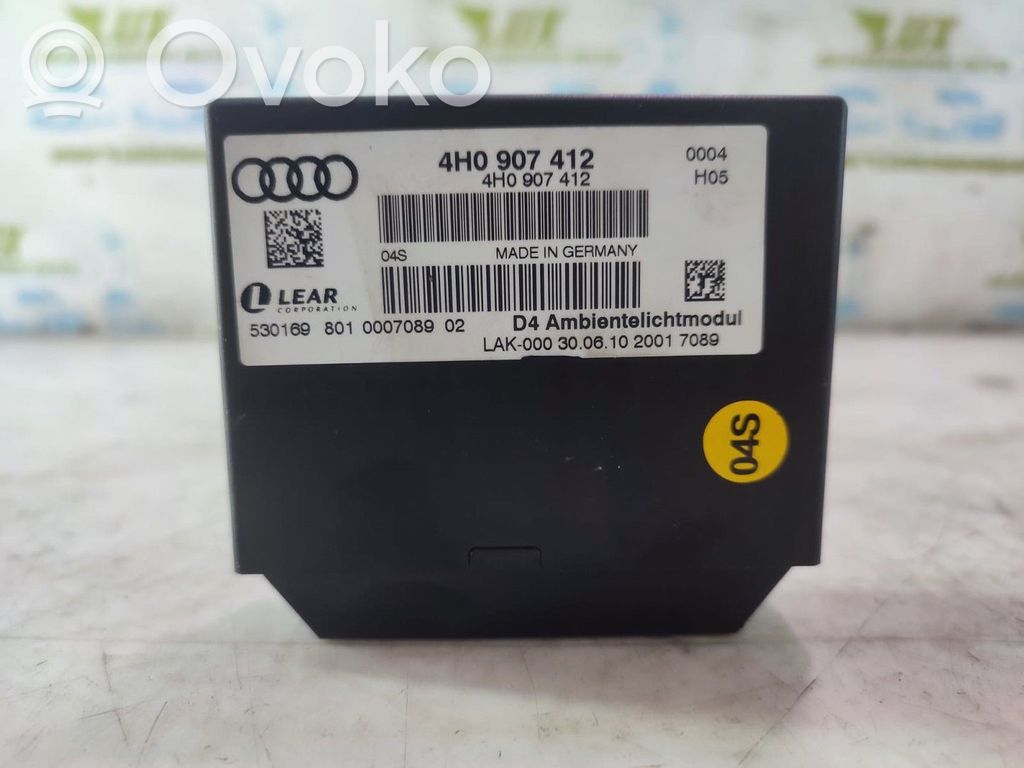 Audi A8 S8 D4 4H Sterownik / Moduł świateł LCM 