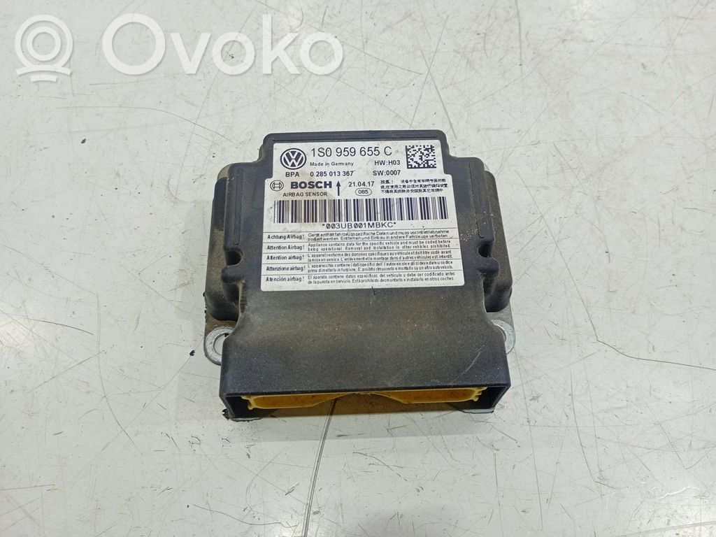 Skoda Citigo Airbag control unit/module 