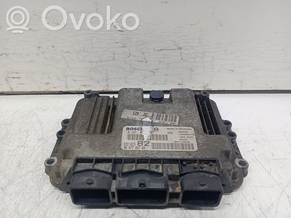 Peugeot 206 Engine control unit/module ECU 