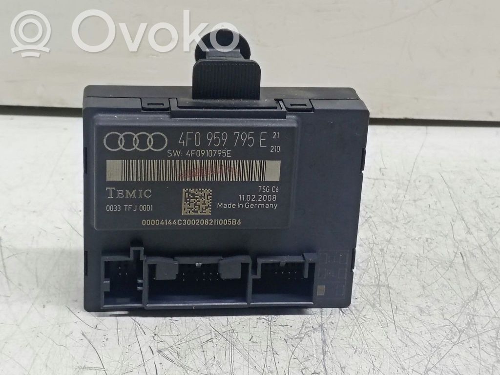 Audi A6 S6 C6 4F Moduł / Sterownik komfortu