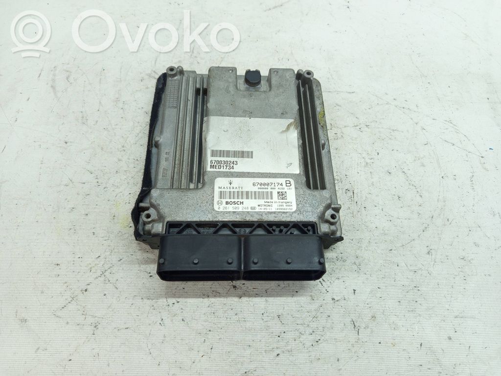 Maserati Ghibli Engine control unit/module 