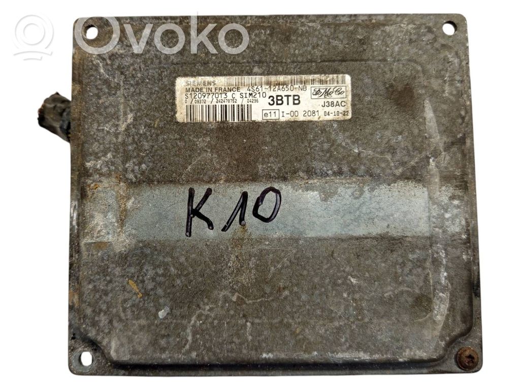 Unidad de control/módulo del motor   4S6112A650NB,3BTB,S120977013C