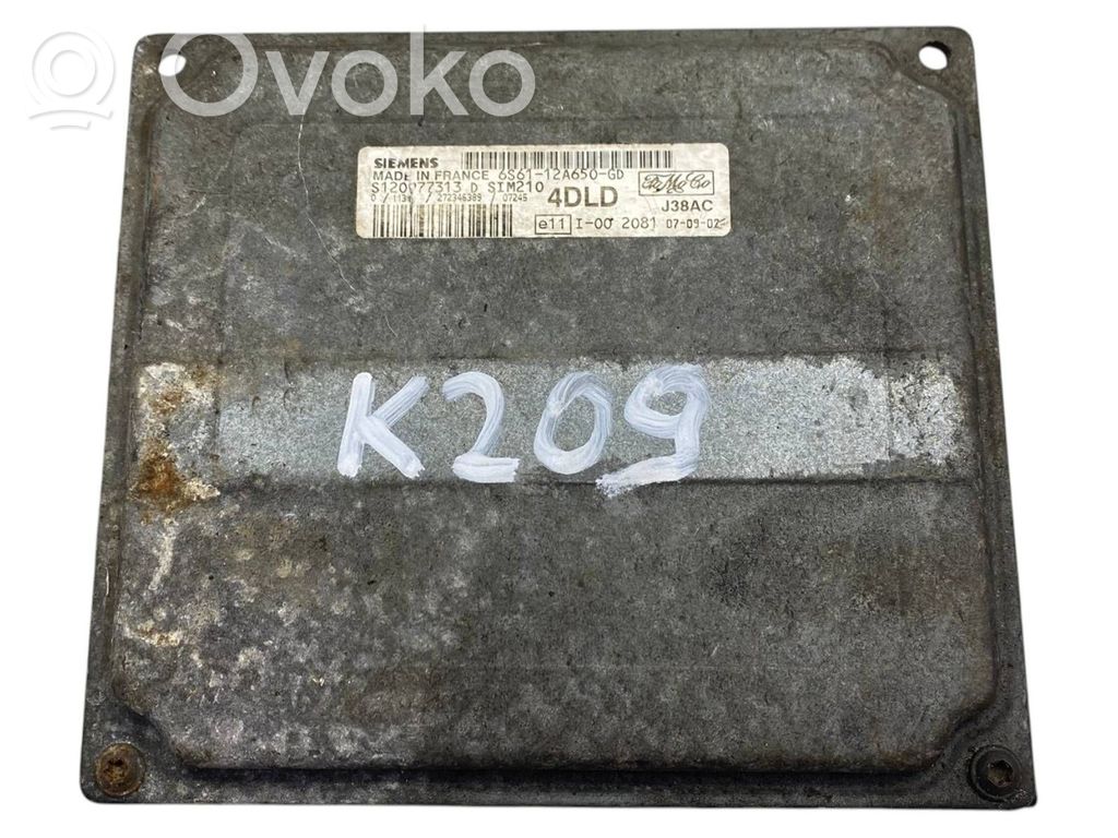 Engine control unit/module   6S6112A650GD,4DLD,S120977313D
