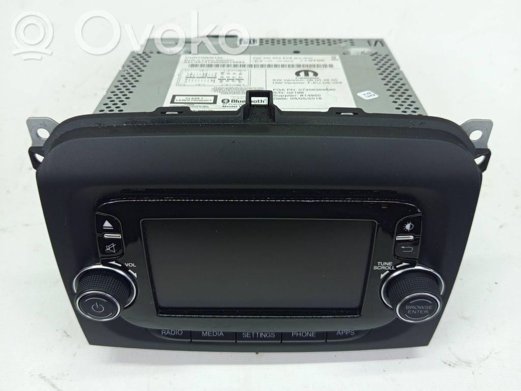 Panel / Radioodtwarzacz CD/DVD/GPS   ACF07356369840,07356369840,10R036626,814950