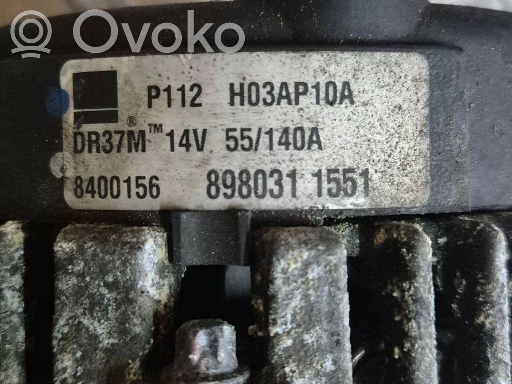 Opel Meriva B Alternator 