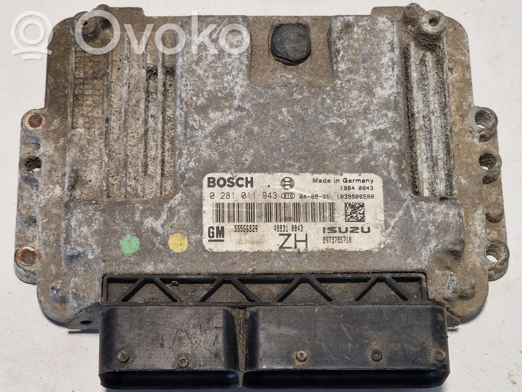 Opel Astra H Engine control unit/module 