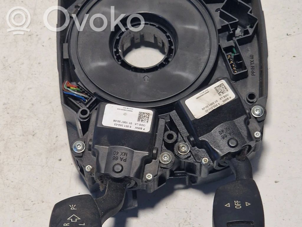 BMW 5 E60 E61 Poignée / levier de réglage volant 