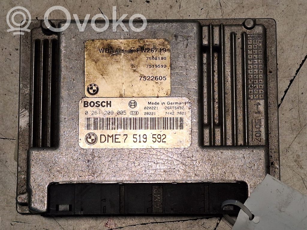 Moottorin ohjainlaite/moduuli   7519592,0261209005,7522605