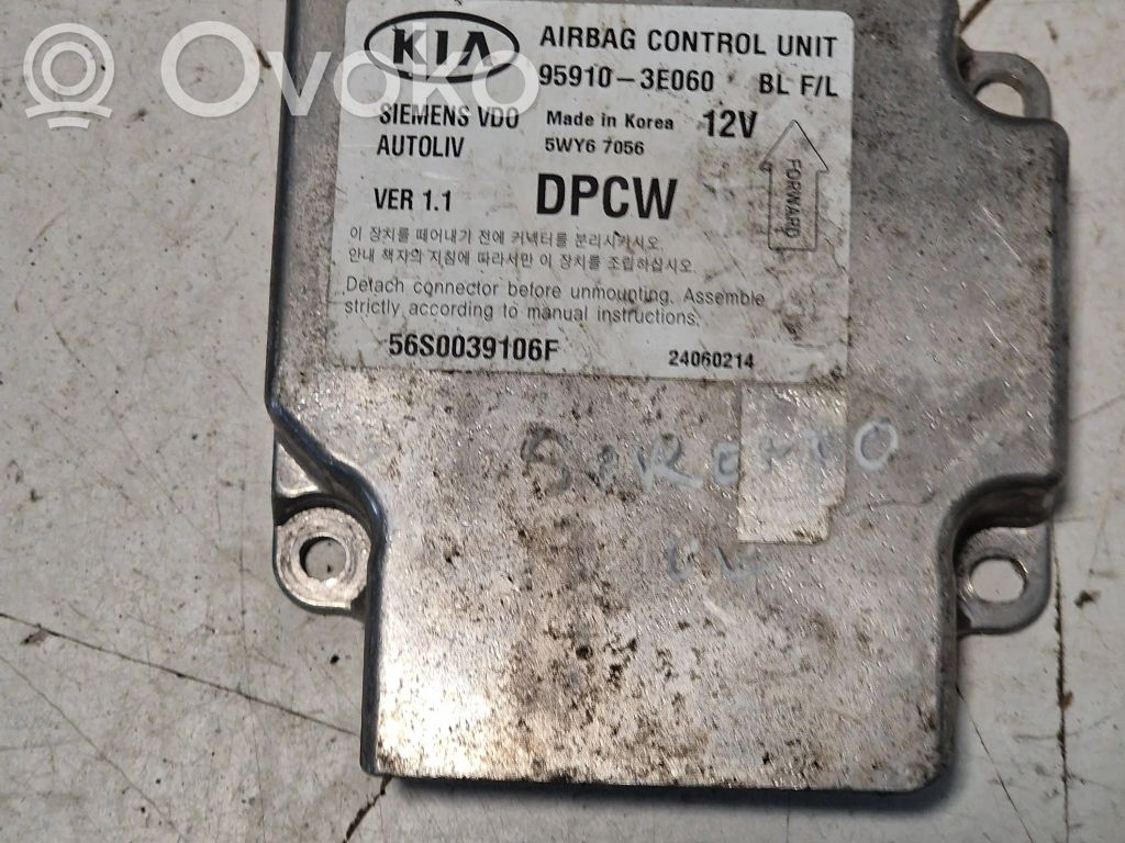 Airbag control unit/module   959103E060,56S0039106F,5WY67056
