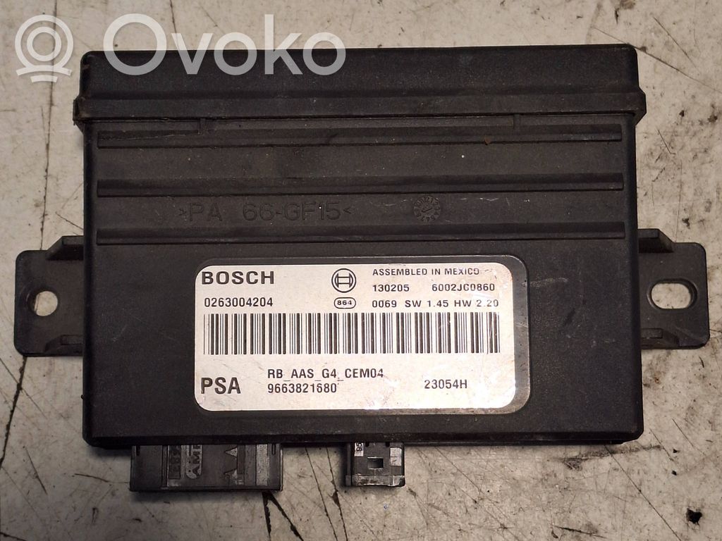 Parking PDC control unit/module   6002JC0860,0263004204,9663821680