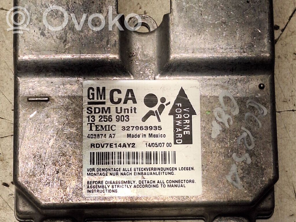 Opel Corsa D Airbag control unit/module 