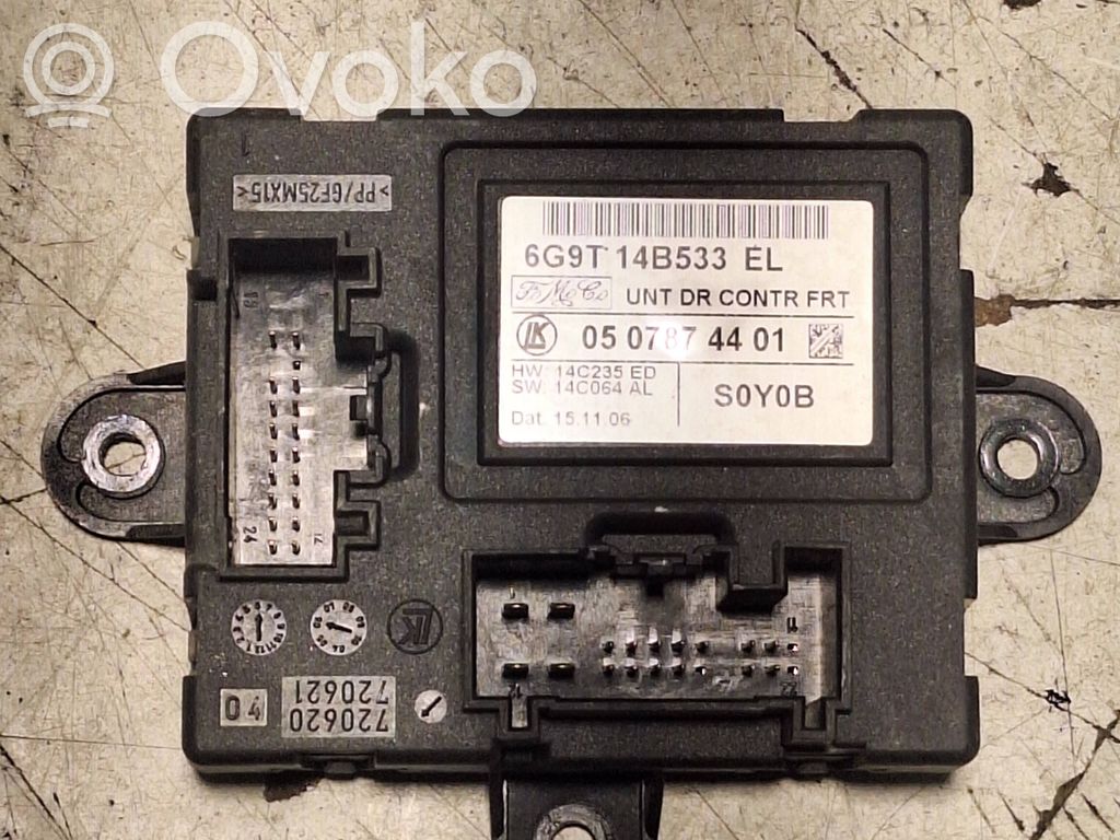 Unité de commande module de porte   6G9T14B533EL,14C235ED,0507874401