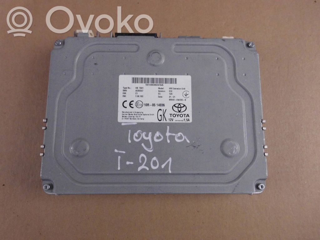 Lexus UX GPS navigation control unit/module 