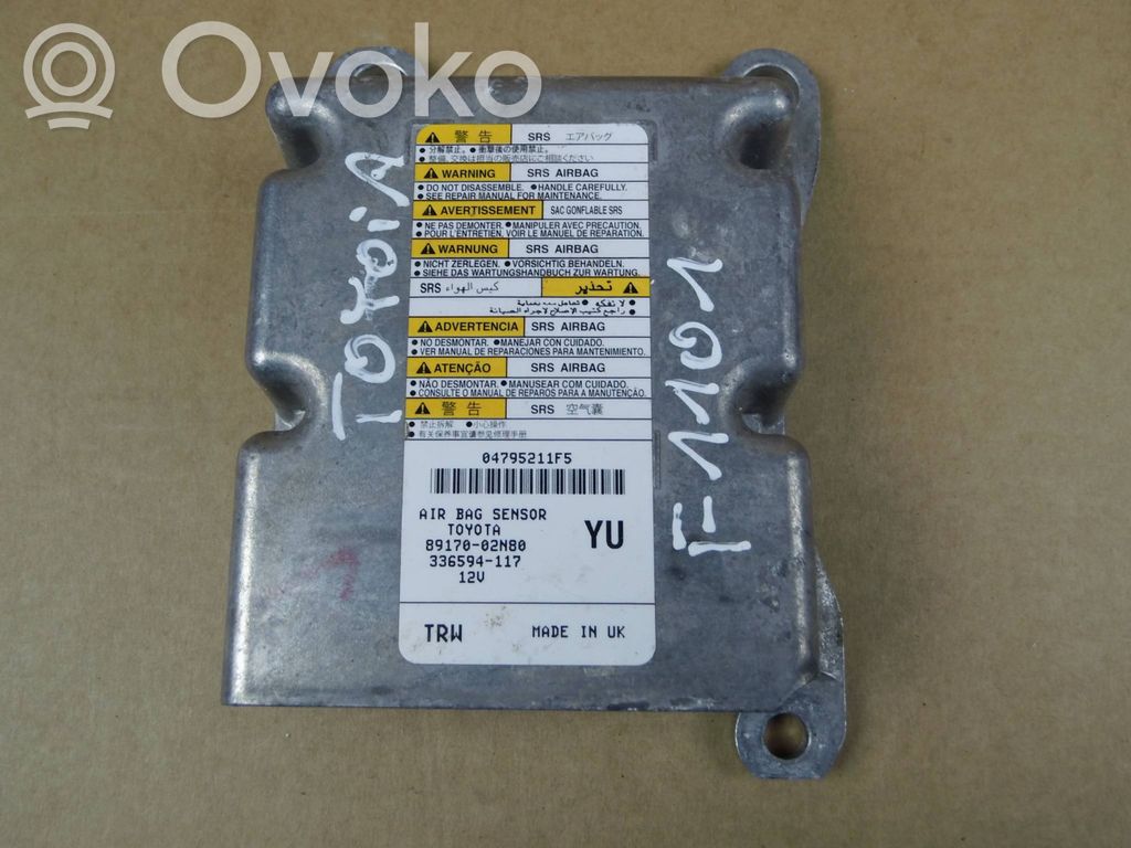 Toyota Corolla E210 E21 Airbag control unit/module 