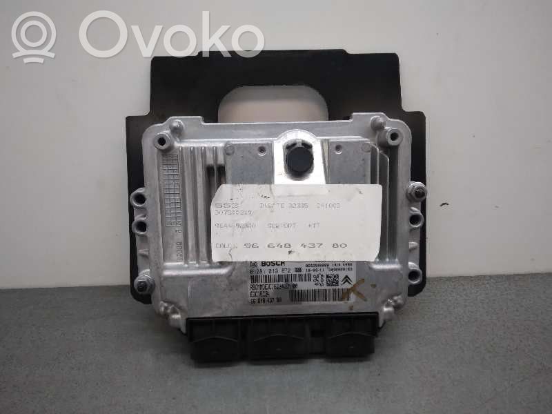 Unidad de control/módulo del motor   9664843780,0281013872