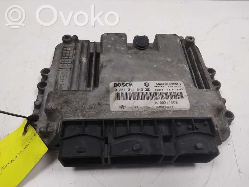 Engine control unit/module   0281011940,8200311550