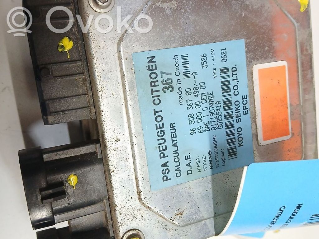 Unidad de control/módulo del motor   9650836780