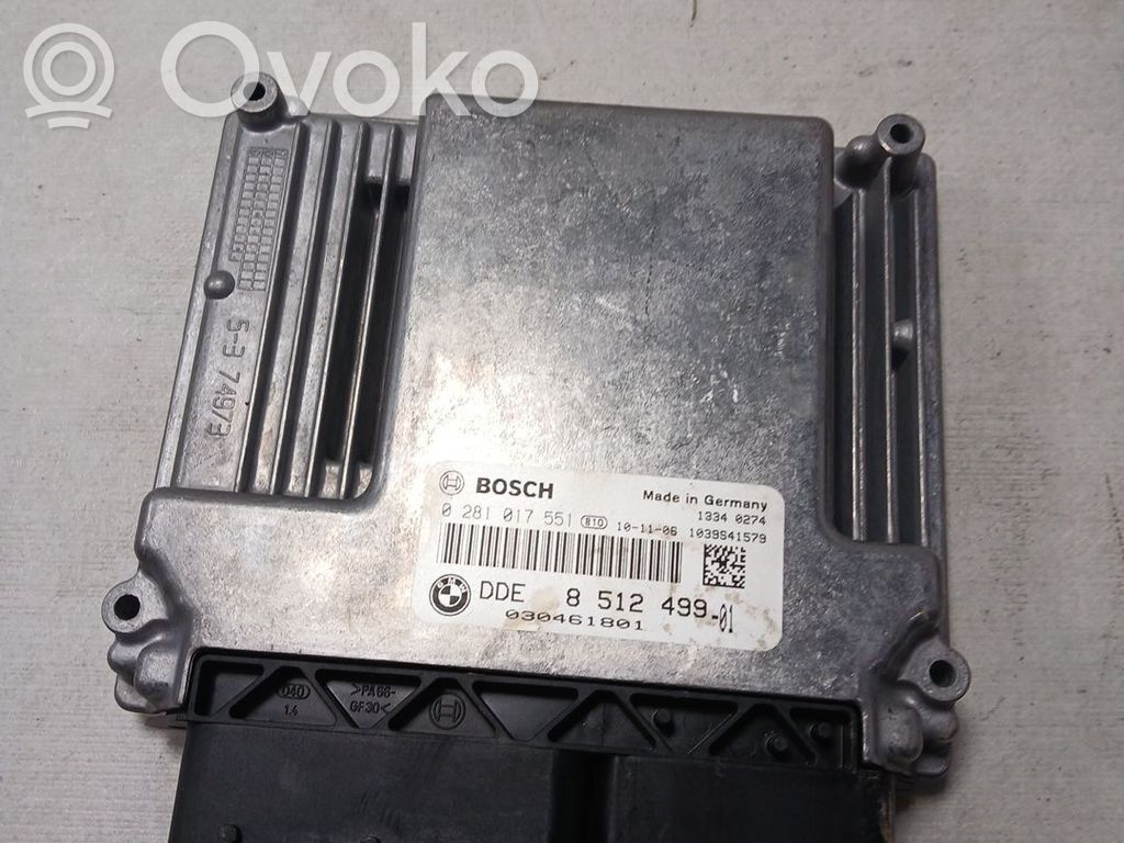Sterownik / Moduł ECU   0281017551,8512499