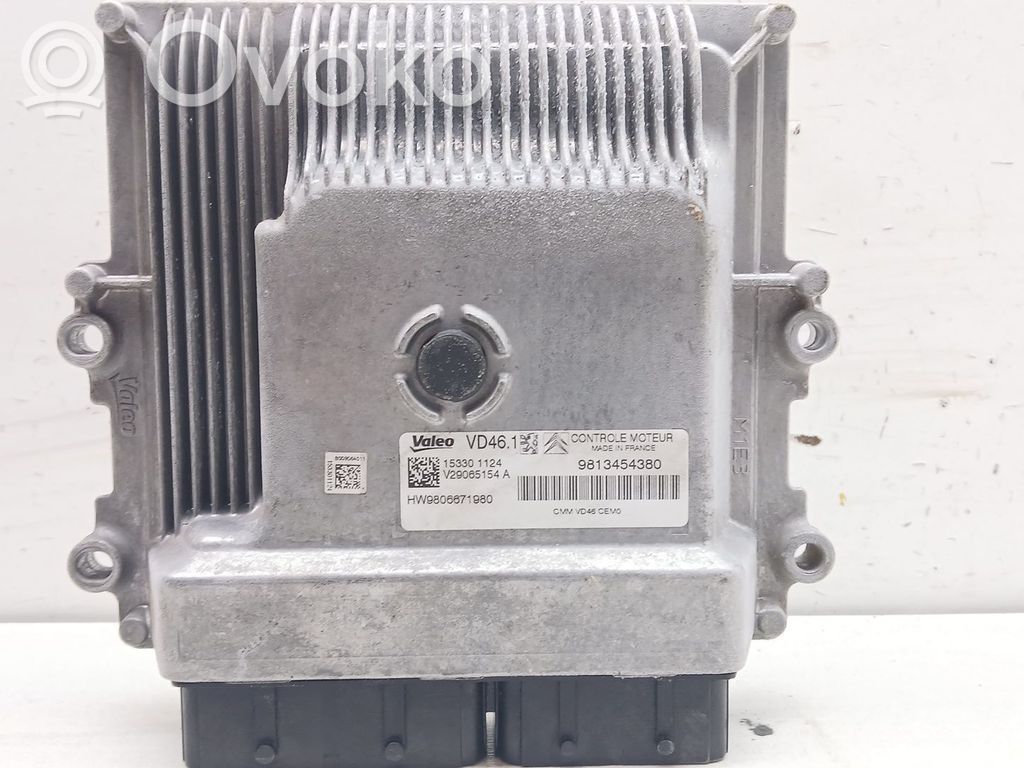 Engine control unit/module   9813454380,HW9806671980