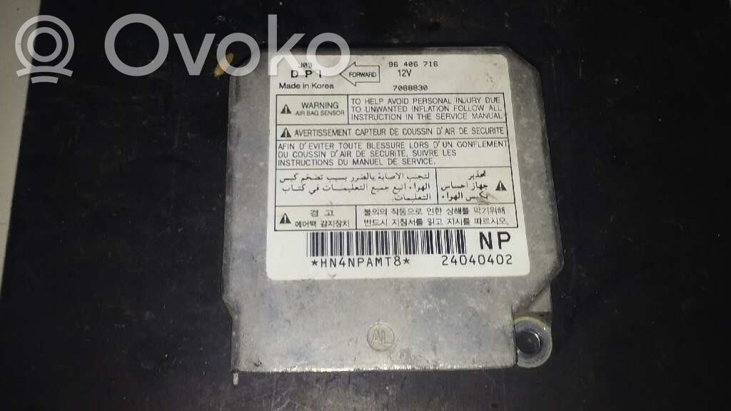 Daewoo Lacetti Airbag control unit/module 