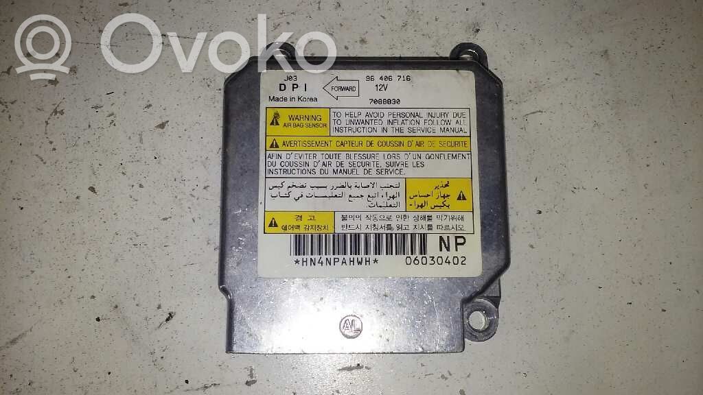 Daewoo Lacetti Airbag control unit/module 