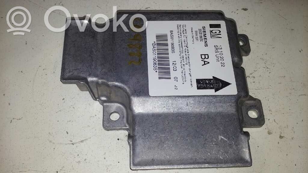 Airbag control unit/module   13102022