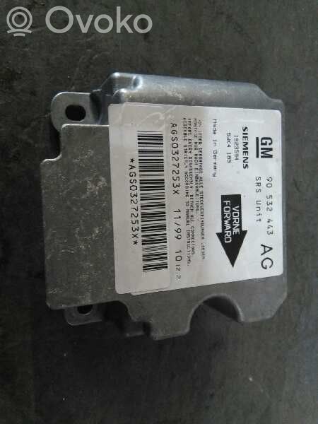 Opel Corsa B Unitate/modul de comandă airbaguri 
