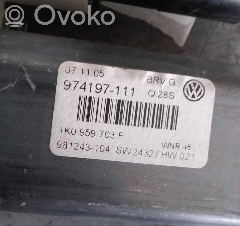 Volkswagen Passat Alltrack Alzacristalli della portiera posteriore con motorino 