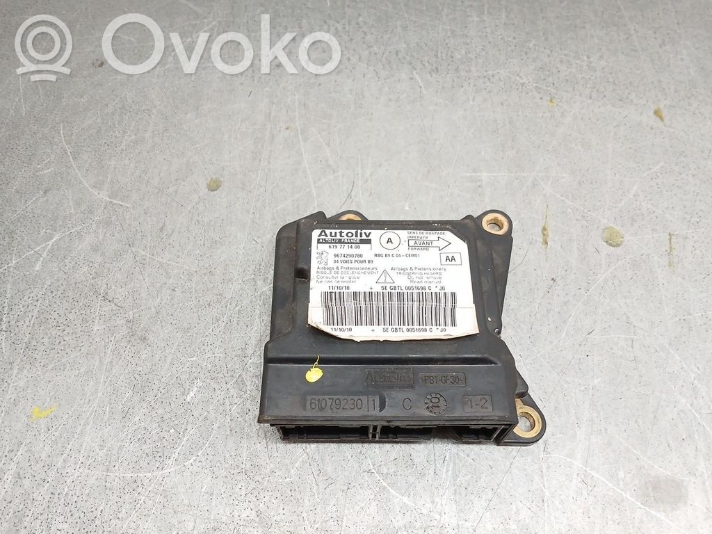 Peugeot Partner Unitate/modul de comandă airbaguri 