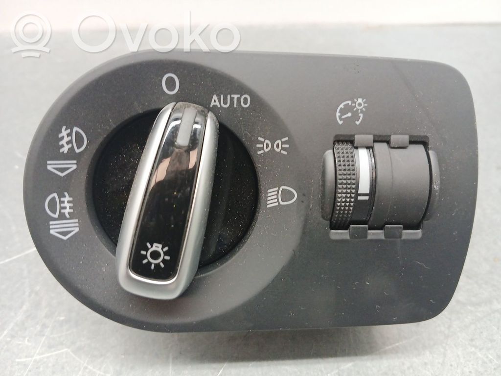 Audi TT TTS Mk2 Interruptor de control del panel de luces 